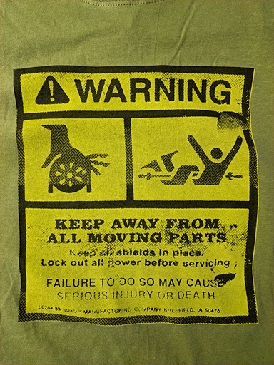 Moving Parts (yellow on green)
