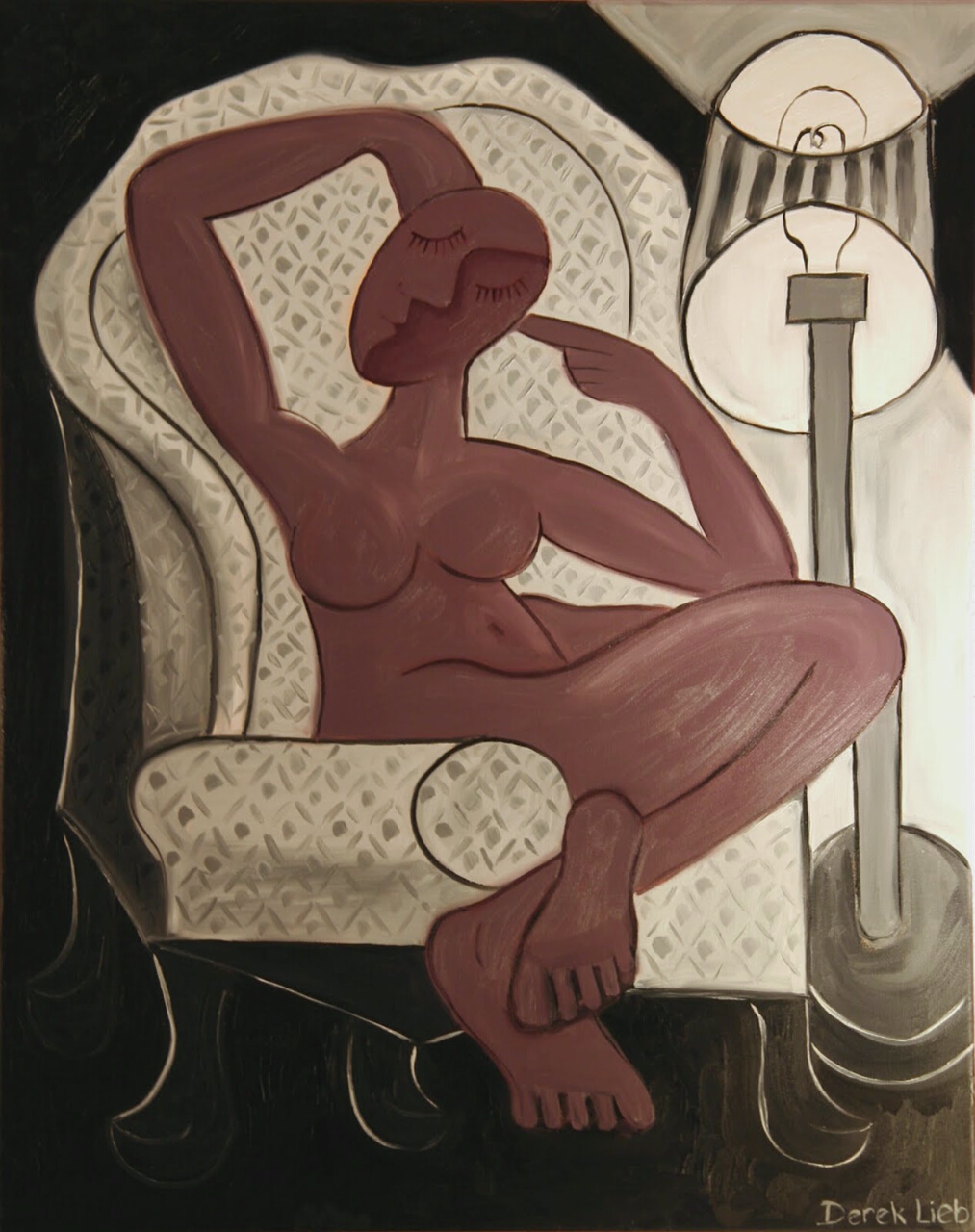 Woman in chair